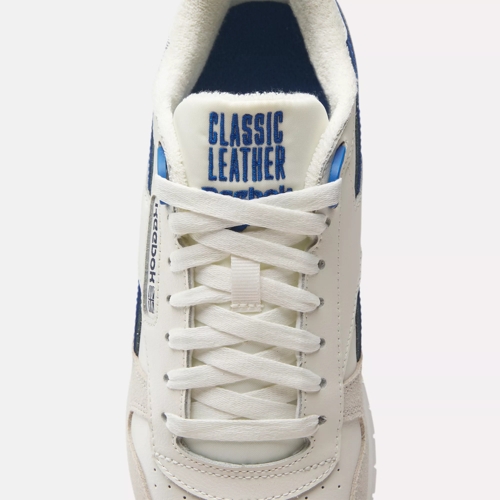 - Navy / Classic | / Reebok Shoes Chalk Vector Vector Blue Leather