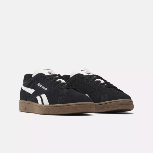 Club C Grounds UK Shoes - Core Black / Chalk / Gum | Reebok