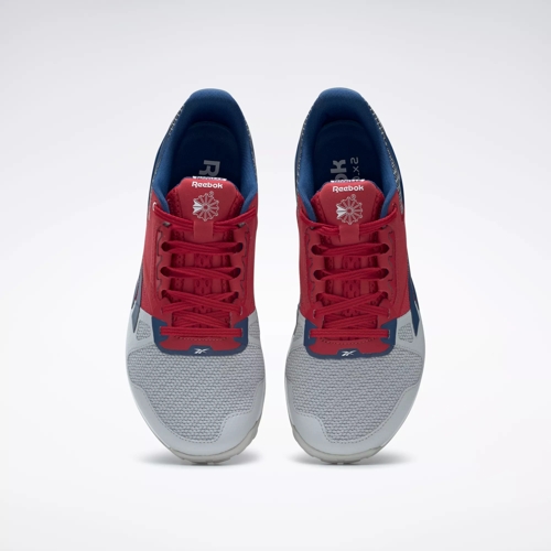 profundamente aumento Humillar Nano 6000 Training Shoes - Pure Grey 2 / Flash Red / Batik Blue | Reebok