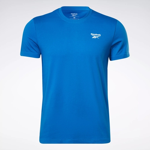 Reebok Men's T-Shirt - Blue - L