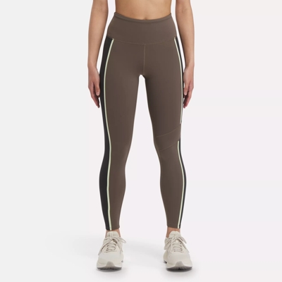 Buy Reebok Womens Lux Speedwick High Waisted Colourblock Tight