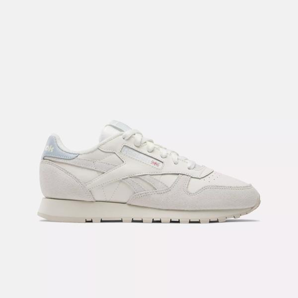 Classic Leather Women's Shoes - White / Chalk / Sedona Rose | Reebok