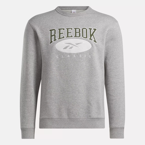 Vintage reebok grey sweatshirt hot sale