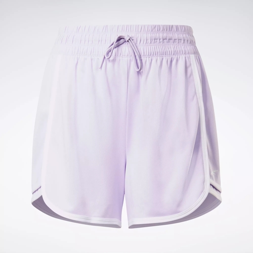 REEBOK WOMEN’S CLASSICS FOUNDATION LEGGING SHORTS – HYPER PURPLE SIZE SMALL