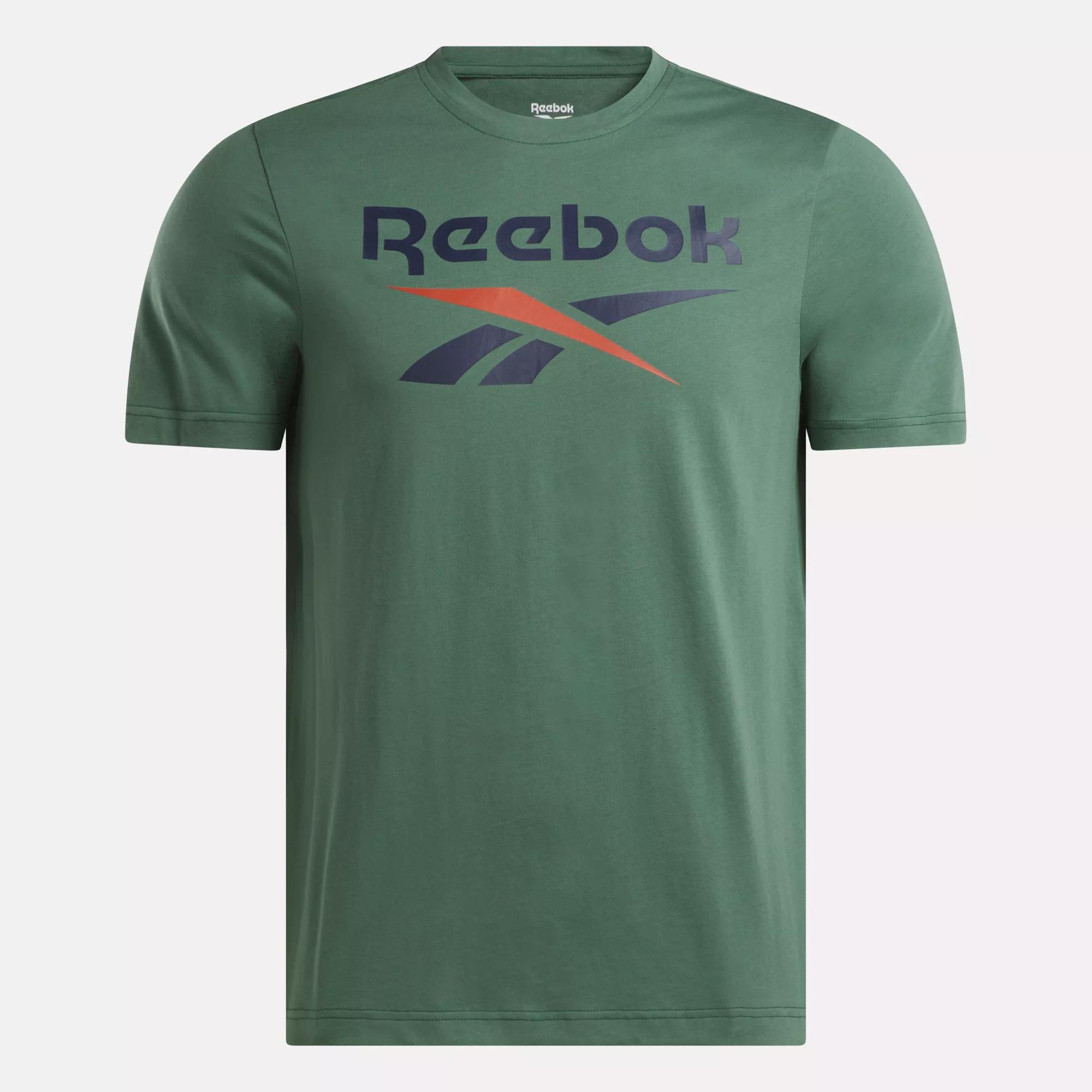 Reebok Identity Big Stacked Logo T-Shirt