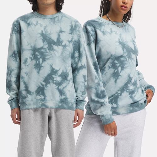 Blue sales reebok sweatshirt