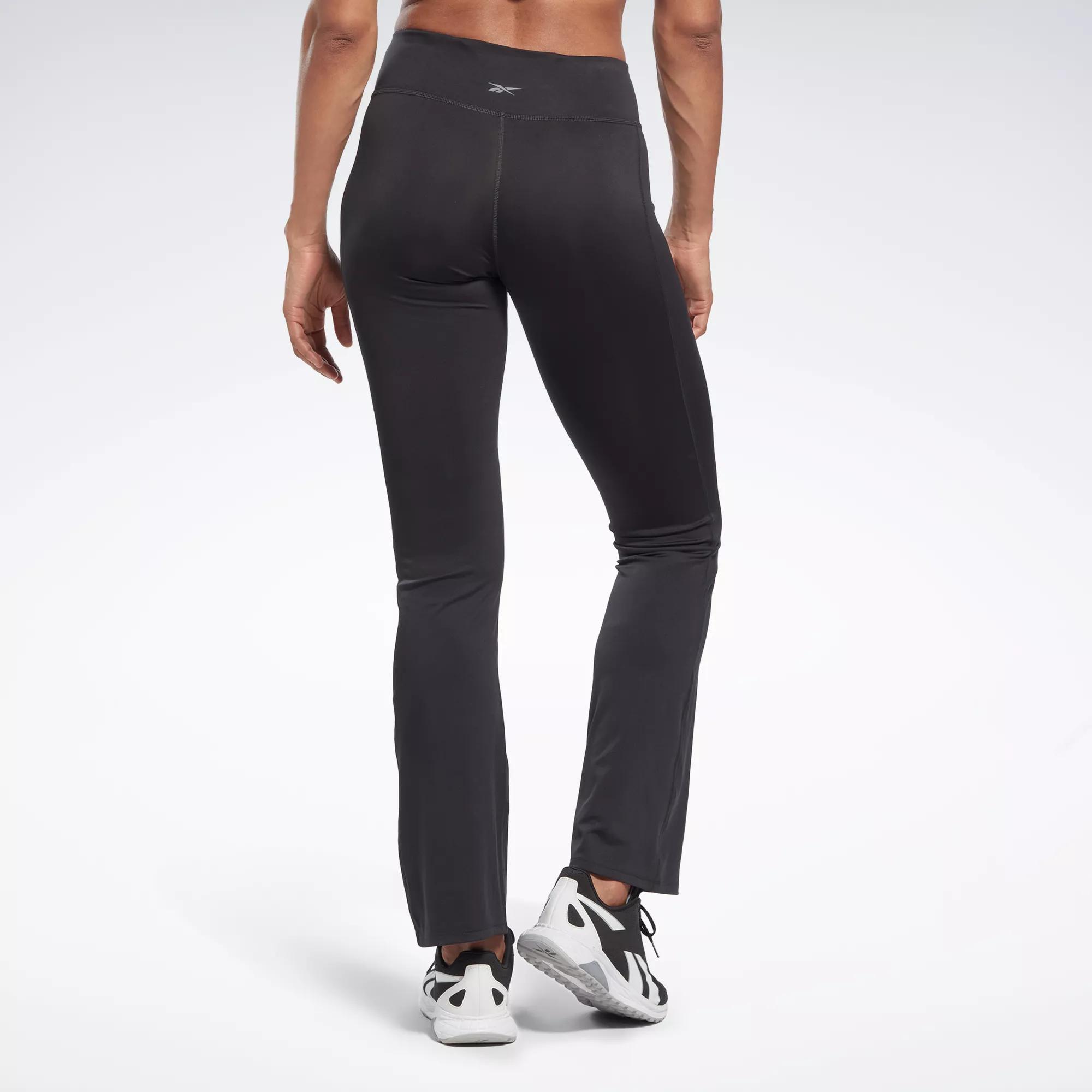 Reebok Women's Everyday High Waist Flair Bottom Yoga Pants with
