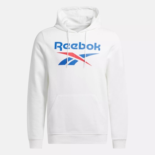 Reebok Identity Fleece Stacked Logo Pullover Hoodie in harmony