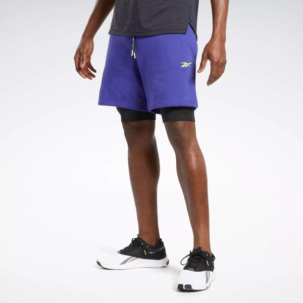 Les Mills® 2-in-1 Shorts - Bold Purple |