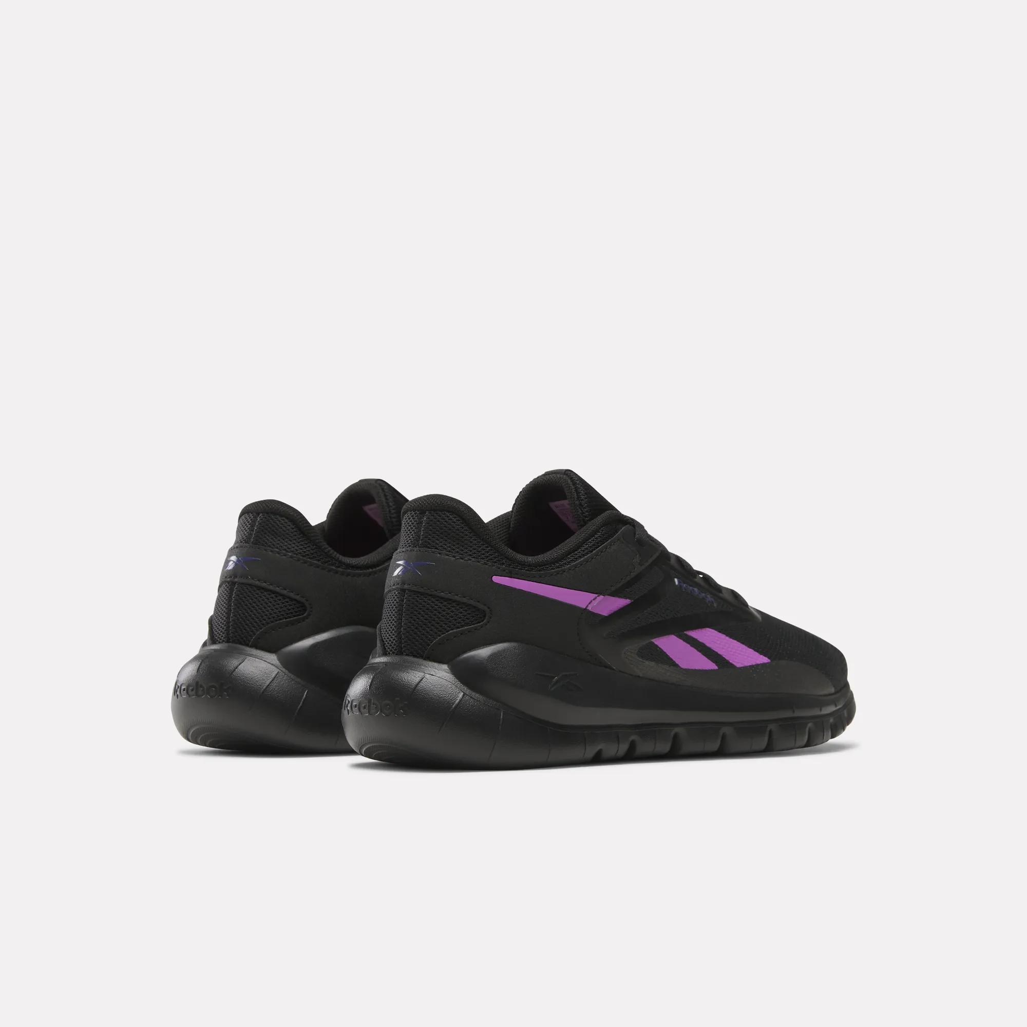 Split Flex Training Shoes BLACK TWILIGHT PURPLE PURPLE RAVE Reebok