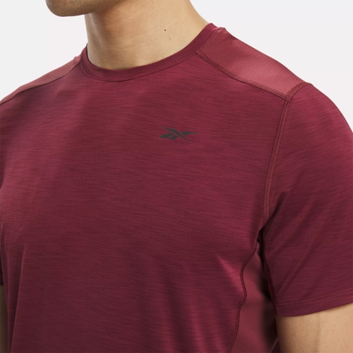 PERFORMANCE TEE MAROON MARL