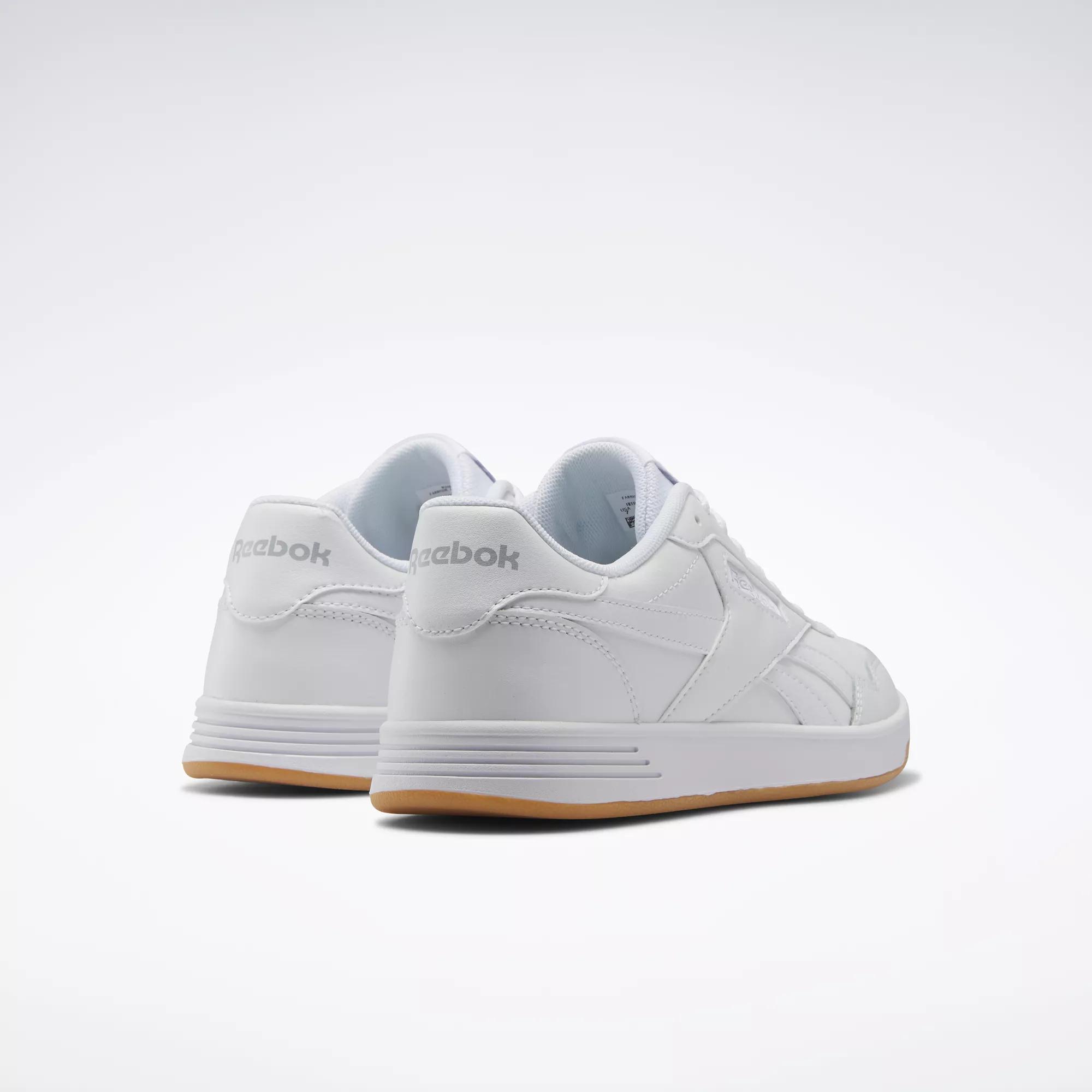 Reebok Women's Court Advance Sneaker, White/Pure Grey/Hoops Blue, 5 :  : Clothing, Shoes & Accessories