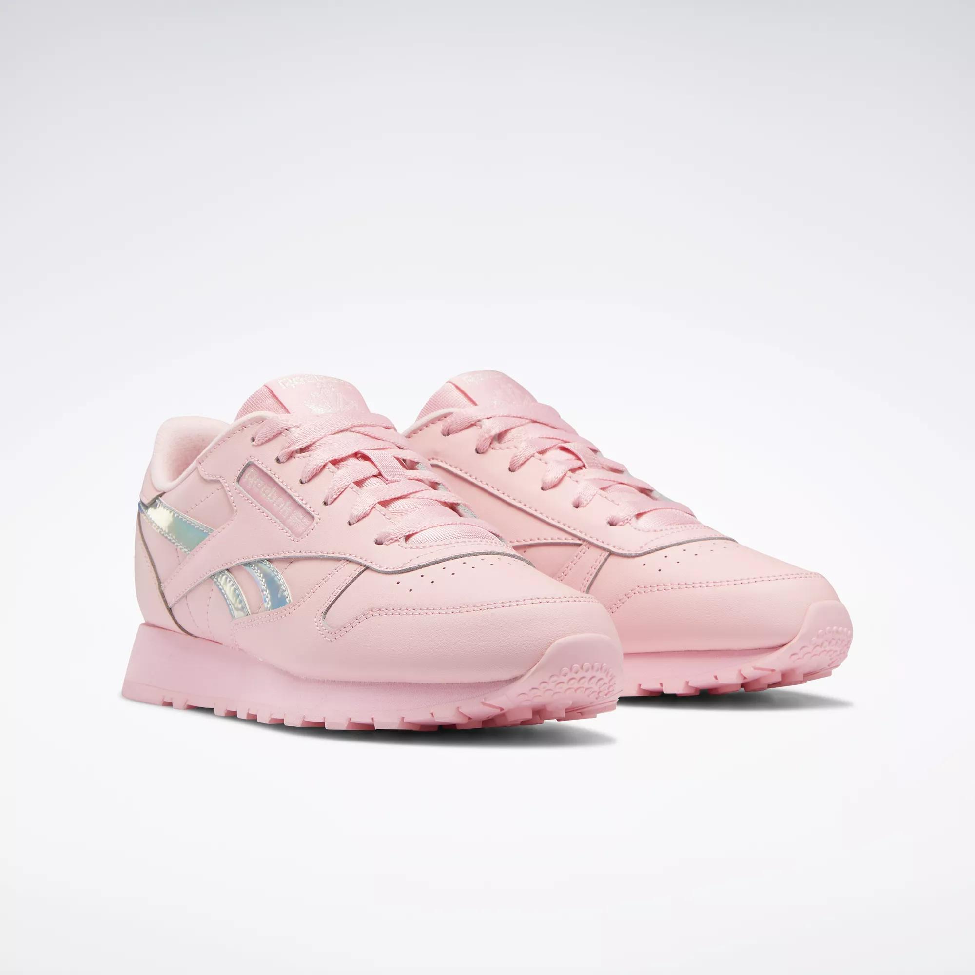 Civic Pekkadillo Nedrustning Classic Leather Shoes - Grade School - Pink Glow / Pink Glow / Pink Glow |  Reebok