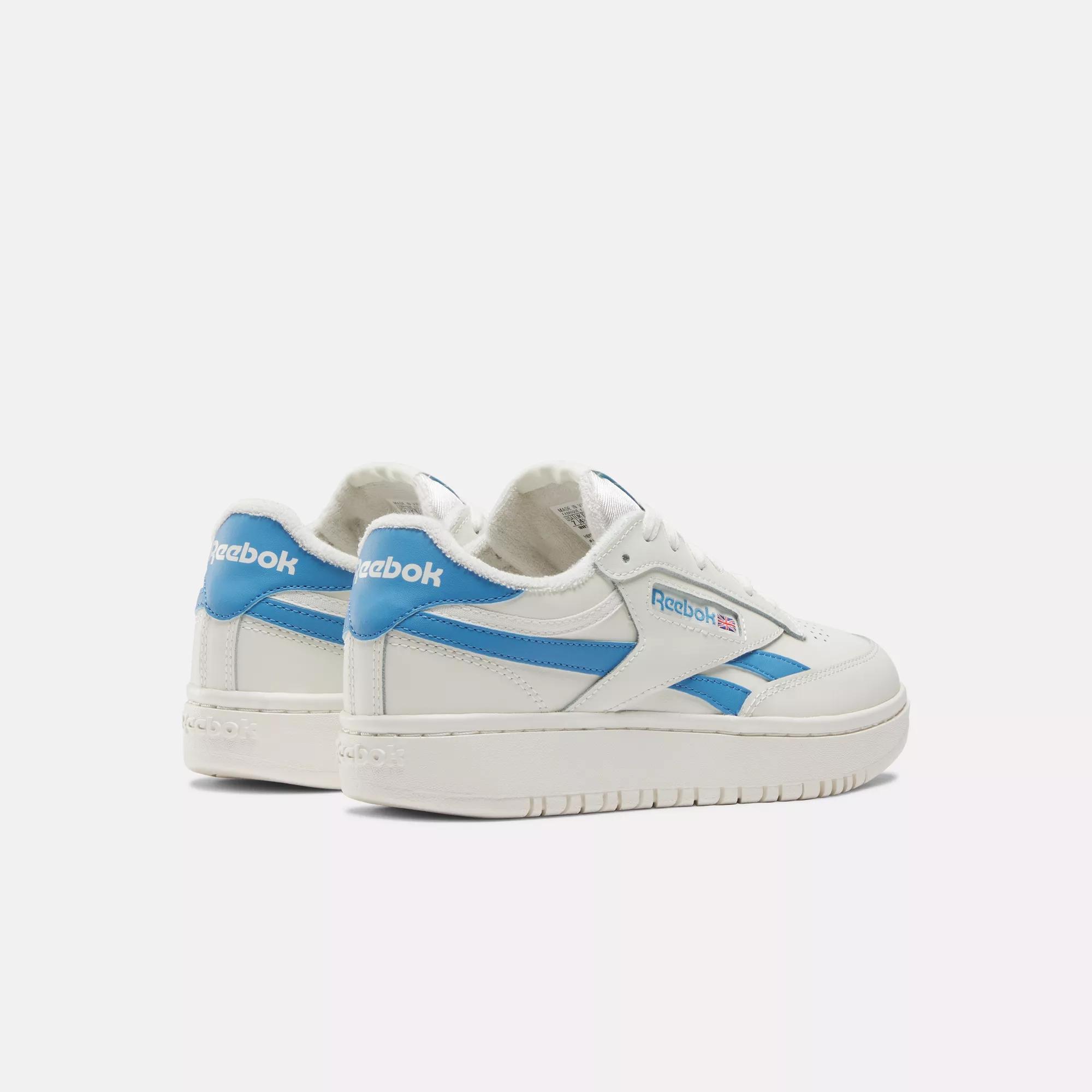 Club C Double Revenge Shoes - Chalk/Chalk/Essential Blue | Reebok