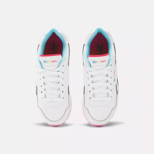 Reebok Royal CL Jog 3.0 Shoes - Preschool - White / Vector Red / Digital  Blue