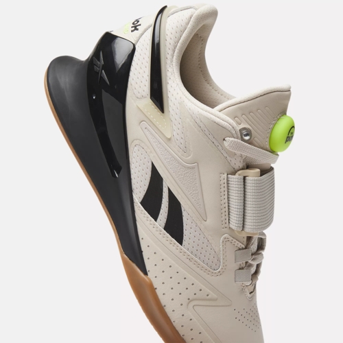 Reebok Legacy Lifter III - Women's - Stucco / Core Black / Laser Lime