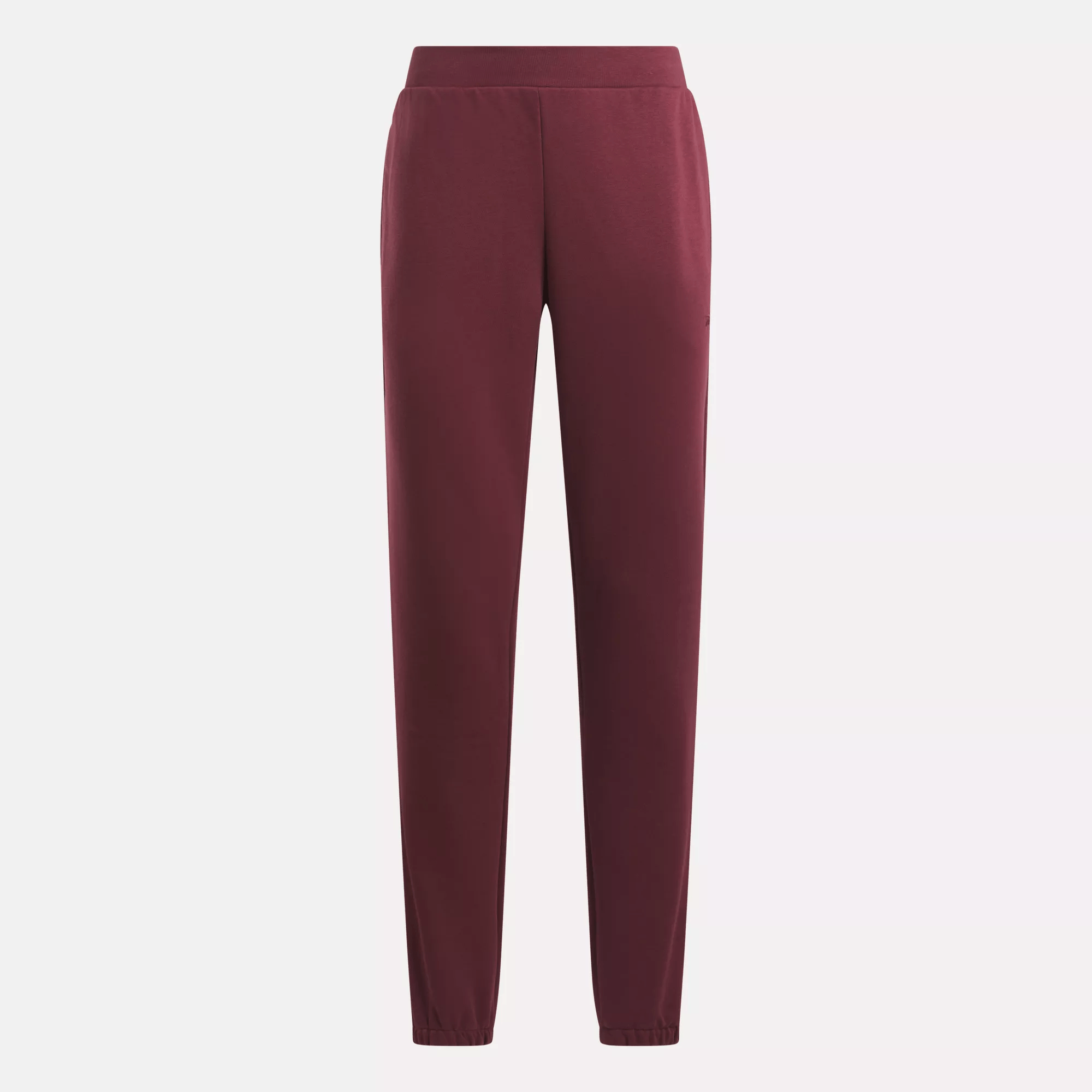 Shop Reebok Women's Lux Fleece Pants In Red