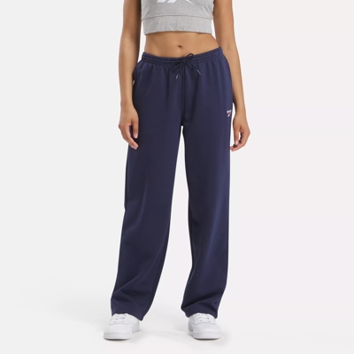 Reebok Identity Straight Leg Fleece Open Hem Pants