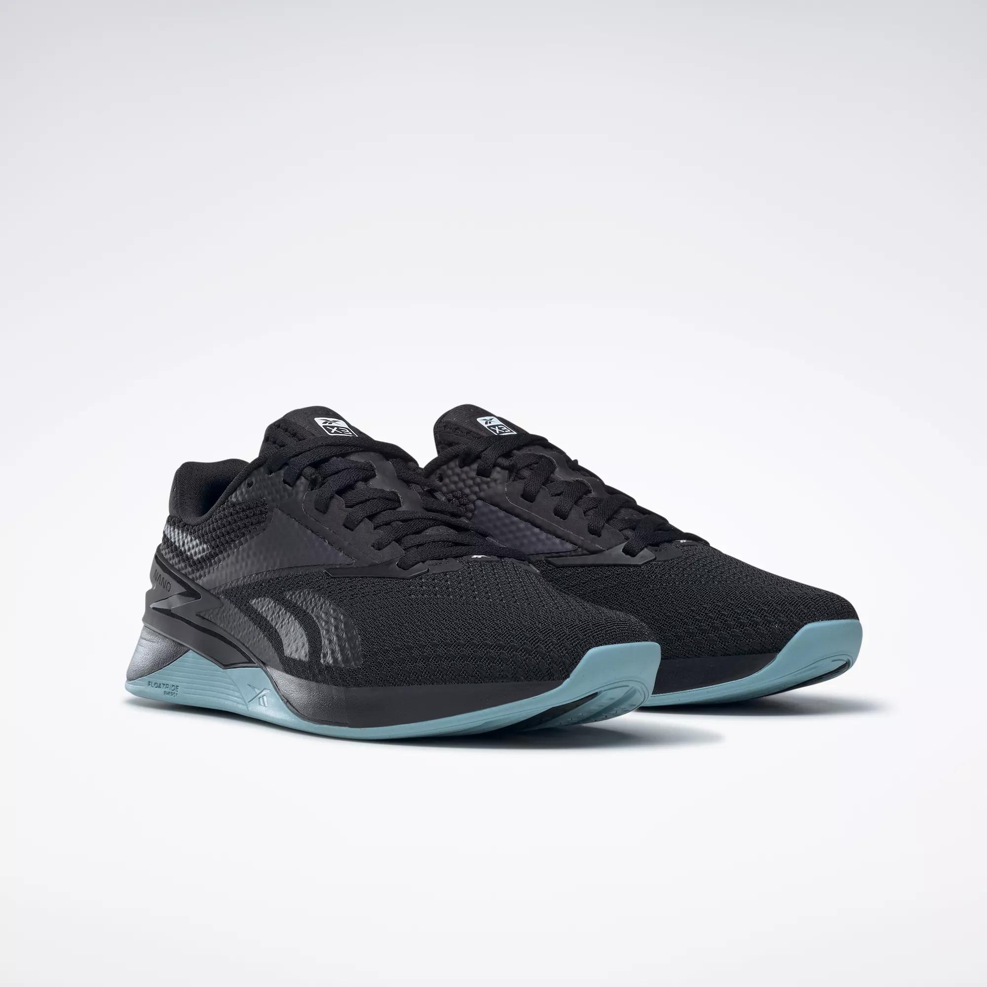 Nano X3 Women's Shoes - Core Black / Blue Pearl / Ftwr White | Reebok