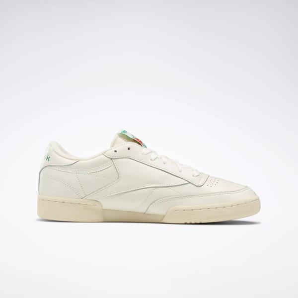 Club C 85 Vintage Shoes - Chalk / Paperwhite / Glen Green