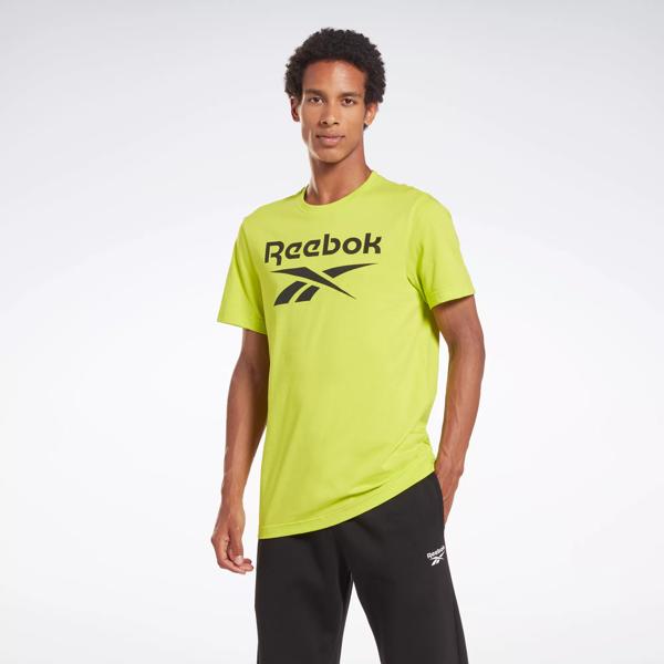 Reebok Identity Big Logo T-Shirt Yellow | Reebok