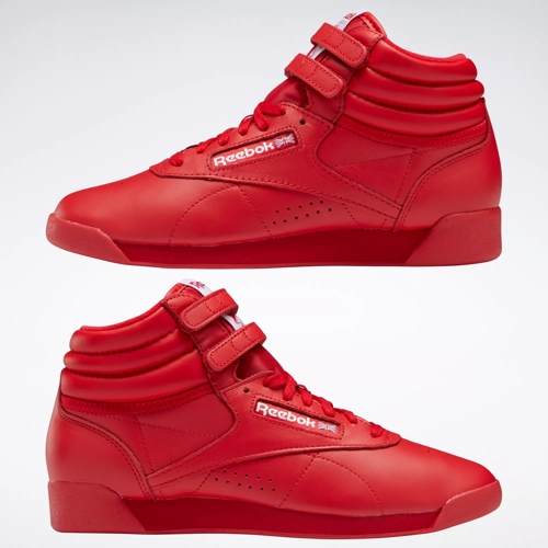 ubehageligt Forfølge Bukser Freestyle Hi Women's Shoes - Vector Red / Vector Red / Ftwr White | Reebok