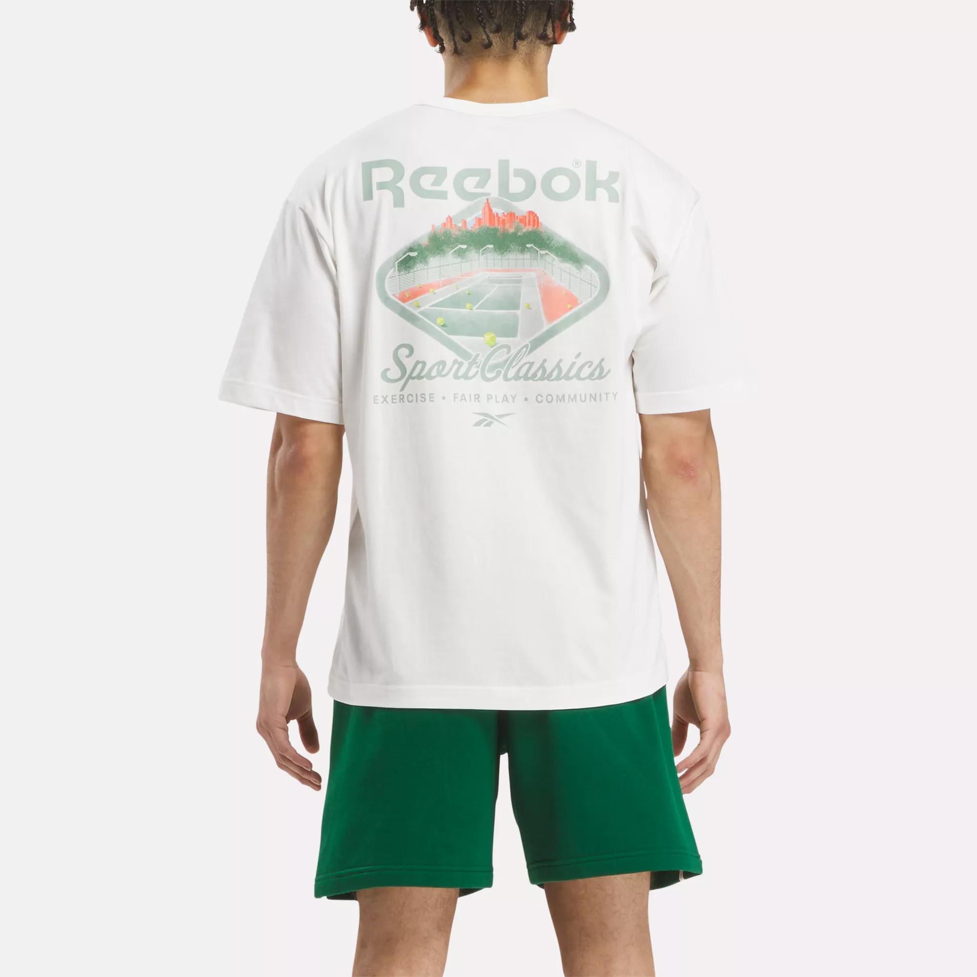 Reebok Sport Classics T Shirt 2XL Chalk