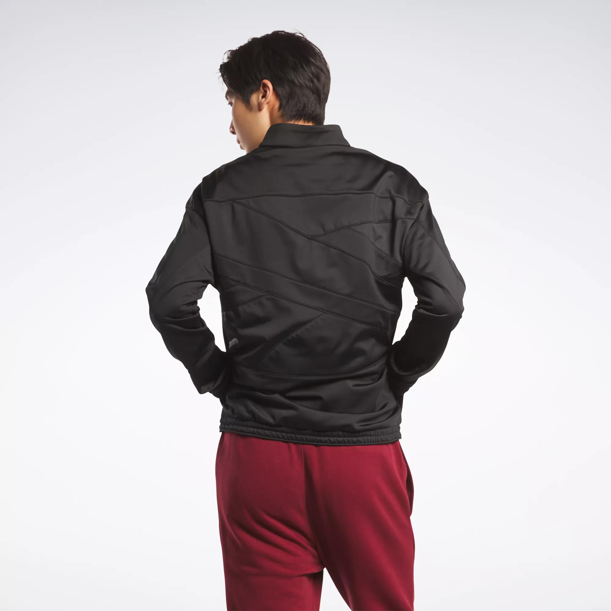 Reebok Men's Identity Vector Knit Track Jacket