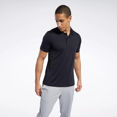 Workout Ready Polo Shirt - Black | Reebok