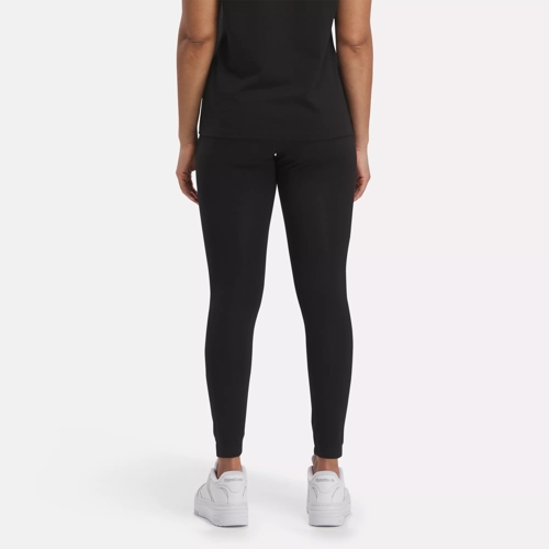 Reebok Identity Small Logo Cotton Leggings - Black