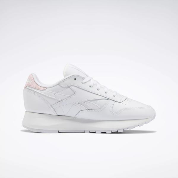 zapatilla reebok mujer CLASSIC LEATHER crema