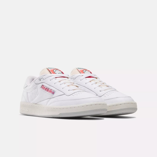 Reebok club c 85 white red on sale