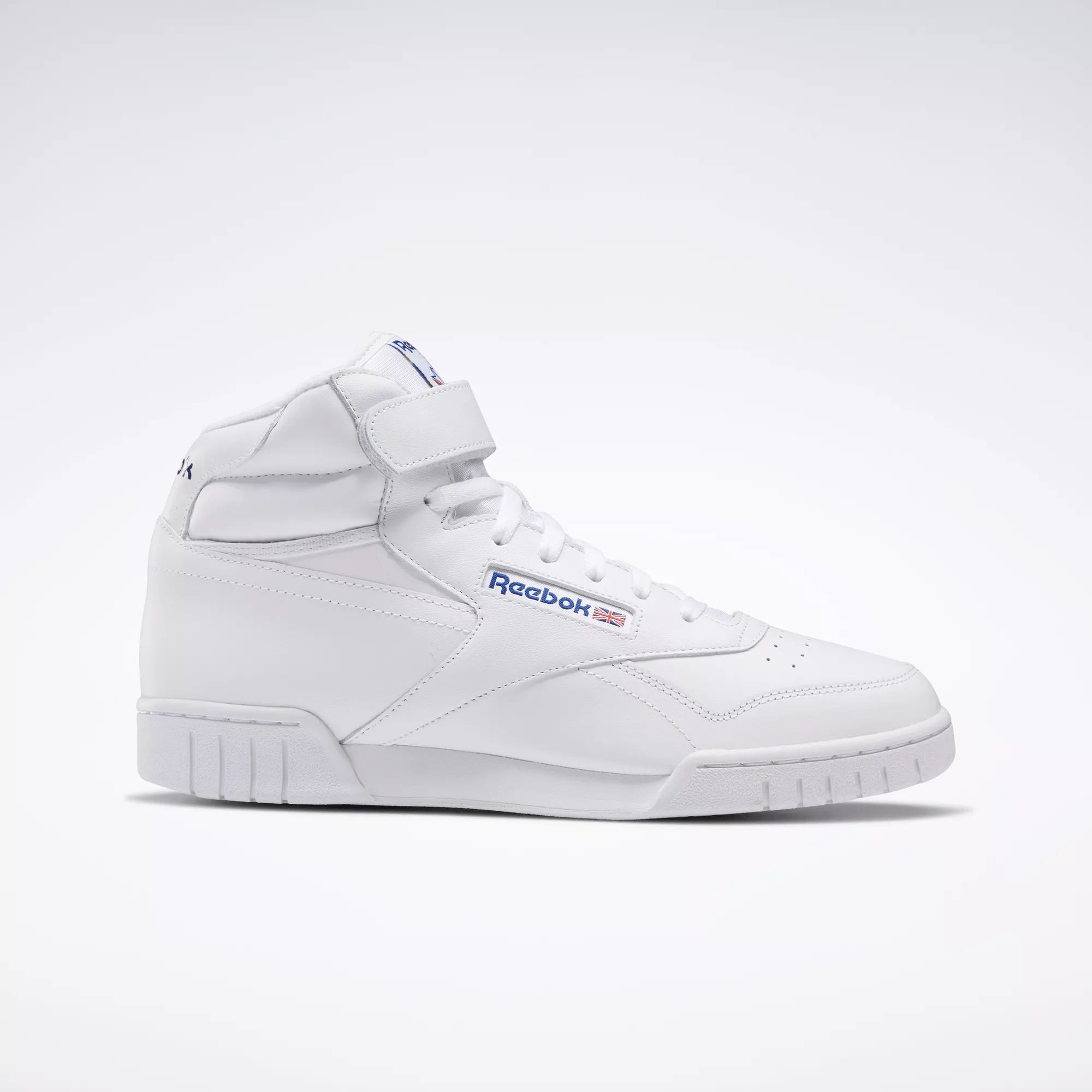 Shop Reebok Ex-o-fit Hi Men's Shoes In White