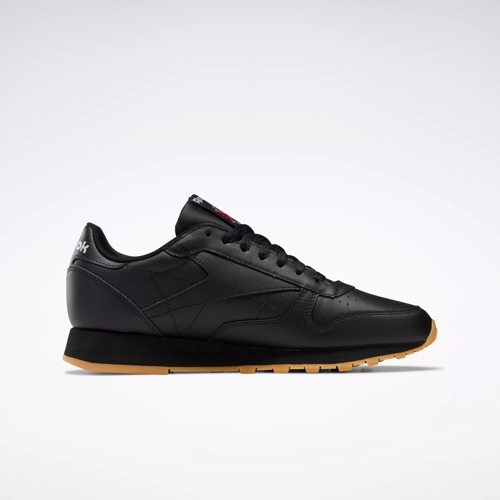 Classic Leather Shoes - Core Black / Pure Grey 5 / Reebok Rubber Gum-03