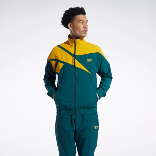 morbiditet Vred Fare Classics Vector Track Jacket - Forest Green | Reebok