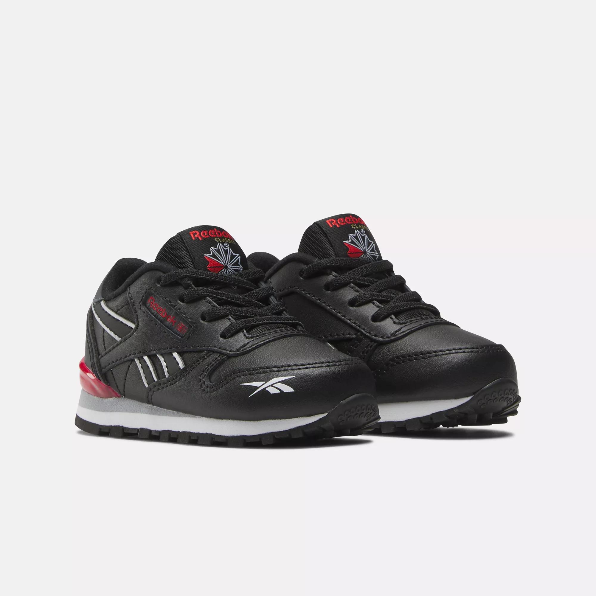reebok black and red sneakers