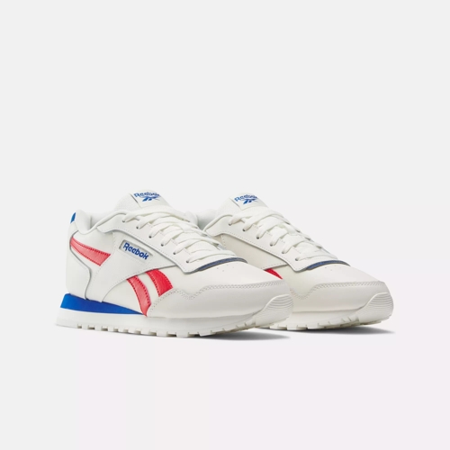 Reebok Glide Shoes - Chalk / Vector Red / Vector Blue