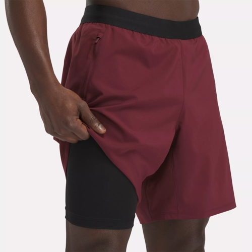 Speed 3.0 Two-in-One Shorts - Classic Maroon