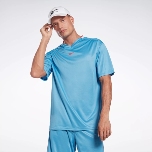 Reebok Men's Top - Blue - M