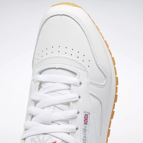 Ftwr Gum-03 Pure 3 - White Leather Shoes Rubber / Grey Reebok Reebok / Classic |