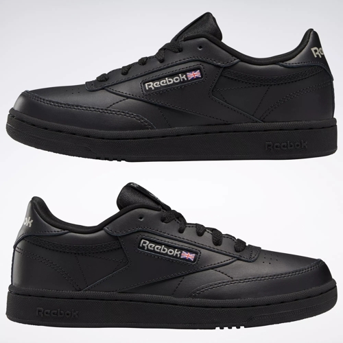 Club C Shoes - Grade School - Black / Charcoal