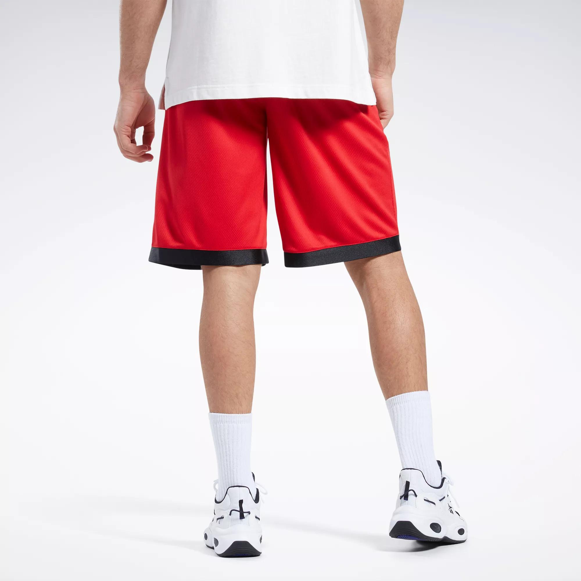 Basketball Mesh Shorts Vector Red Reebok