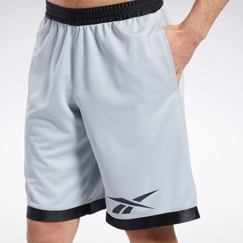 reebok double layer mesh shorts