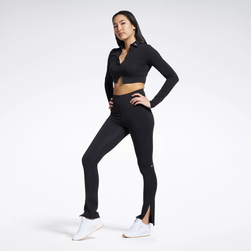 Reebok Piping Cotton High-rise Leggings