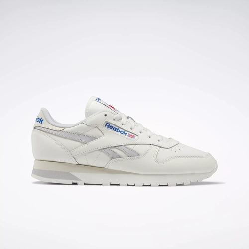 sort Ewell Universel Classic Leather Shoes - Chalk / Lgh Solid Grey / Alabaster | Reebok