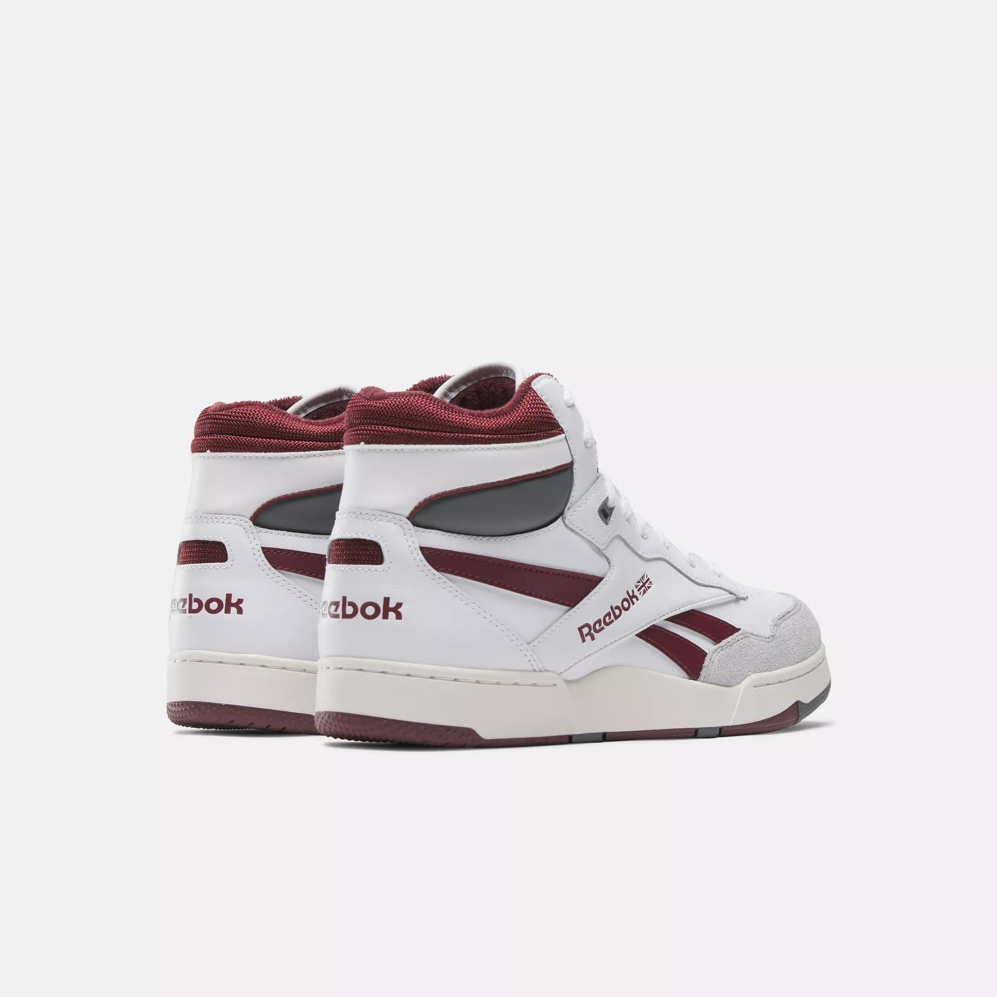 BB 4000 Mid Shoes White / Classic Maroon / Pure Grey 6 | Reebok