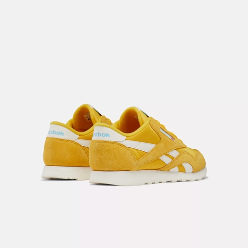 reebok classic trainers womens yellow