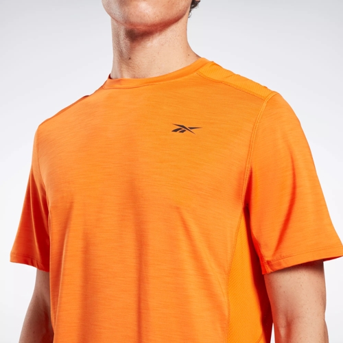 Reebok Men's T-Shirt - Orange - M