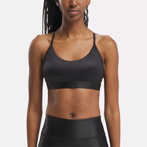 Buy Reebok Womens Lux Skinny Strap Sports Bra online