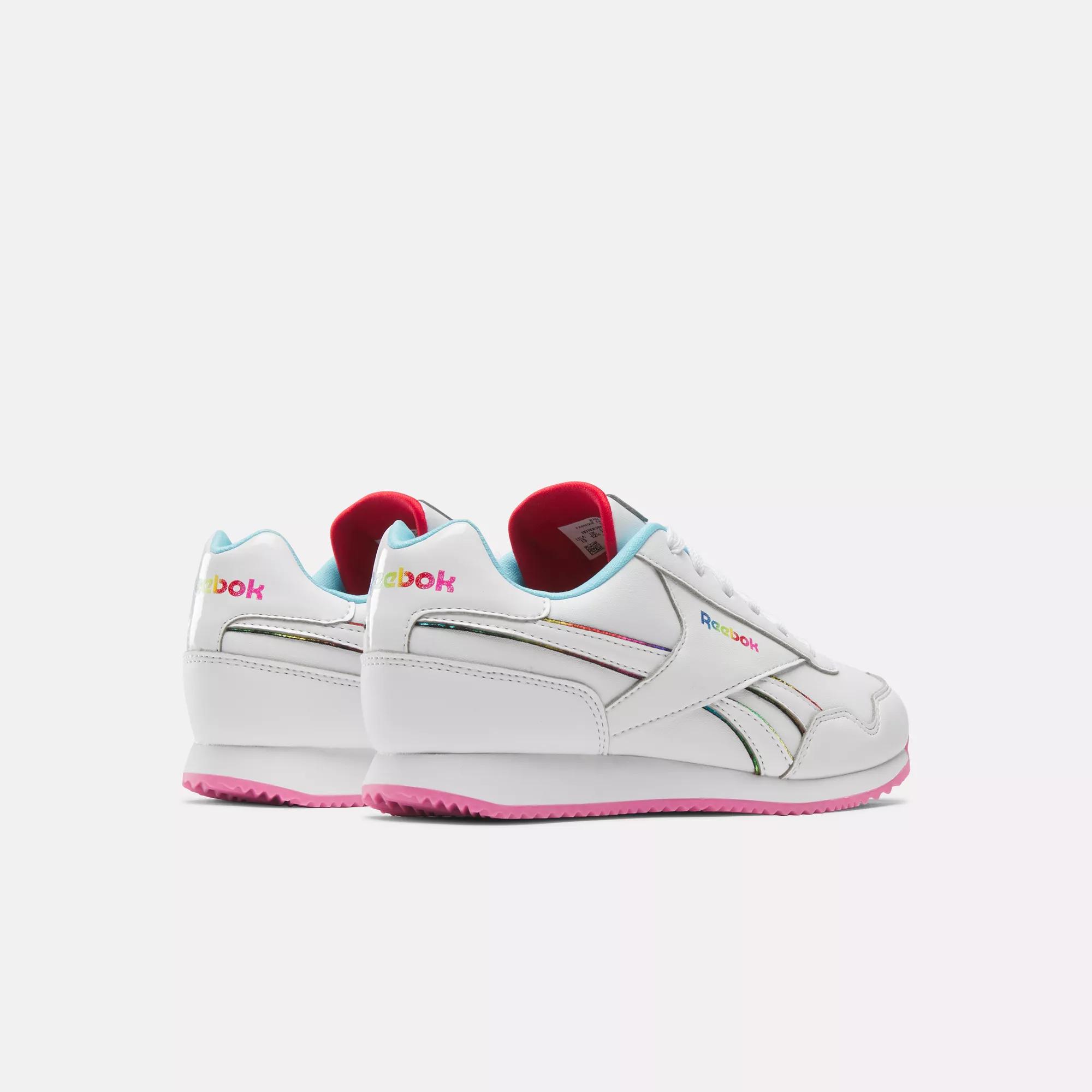 Reebok Classic REEBOK ROYAL CL JOG Branco / Glitter - Entrega gratuita